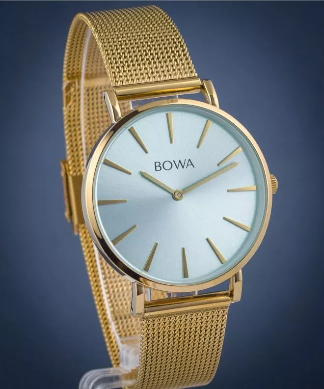 Годинник Жіночий BOWA New York Light-Mint Gold Mesh 38 NY384-114-184M