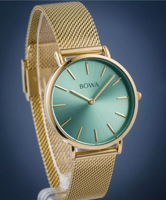 Годинник Жіночий BOWA New York Petite Mint-Gold Mesh 34 NY344-114-184M