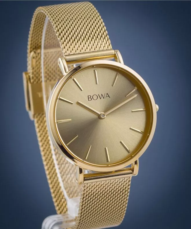 Годинник Жіночий BOWA New York Petite Full Gold Mesh 34 NY344-44-184M