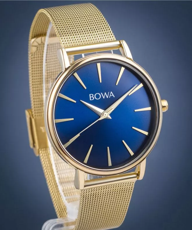 Годинник Жіночий BOWA Praha Navy Blue-Gold Mesh 38 PH384-34-184M
