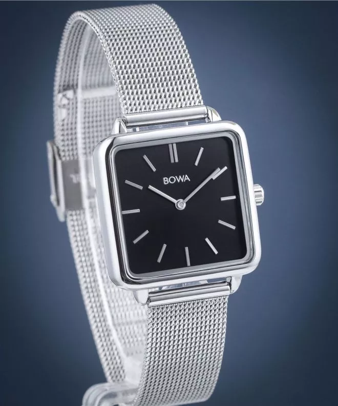 Годинник Жіночий BOWA Vienna Black Silver Mesh 29 VI295-15-165M