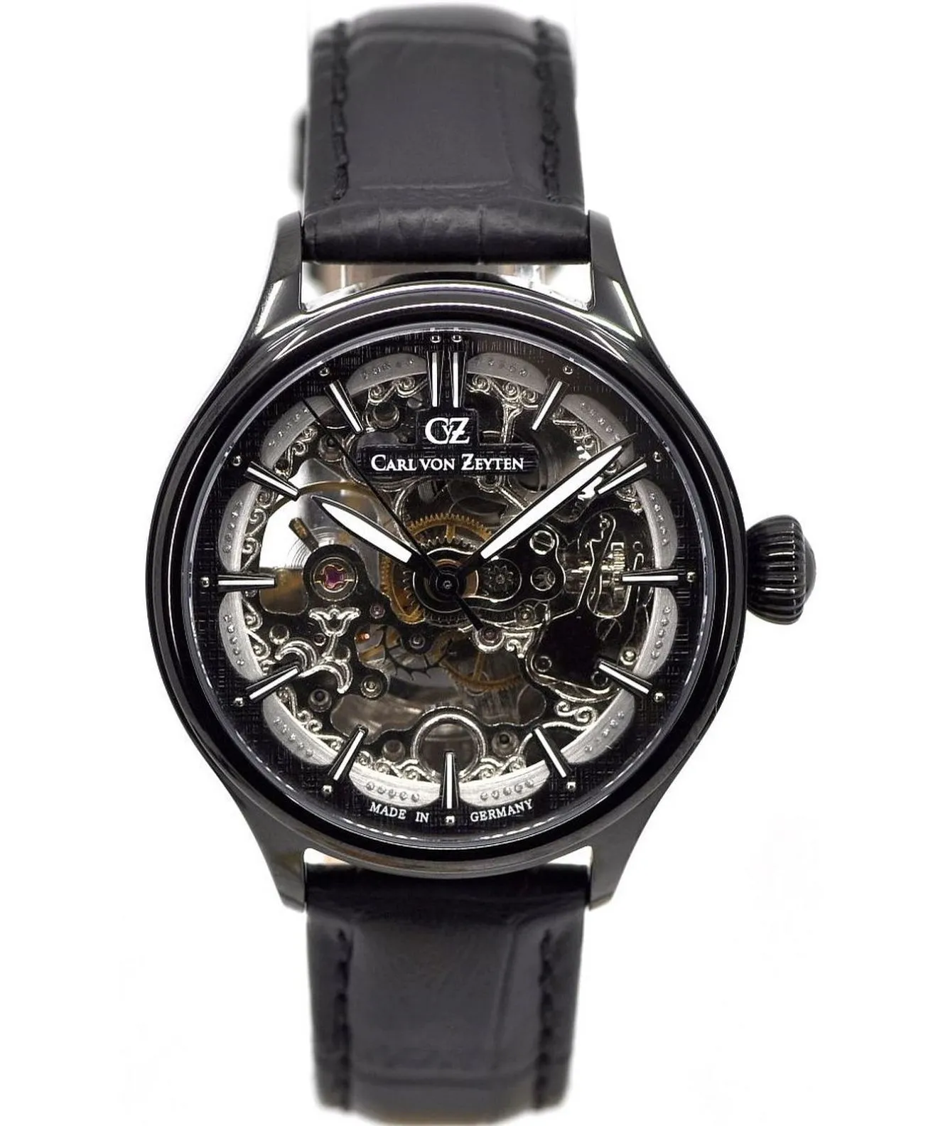 Годинник Жіночий Carl von Zeyten Horbach Skeleton Automatic CVZ0072BBKS
