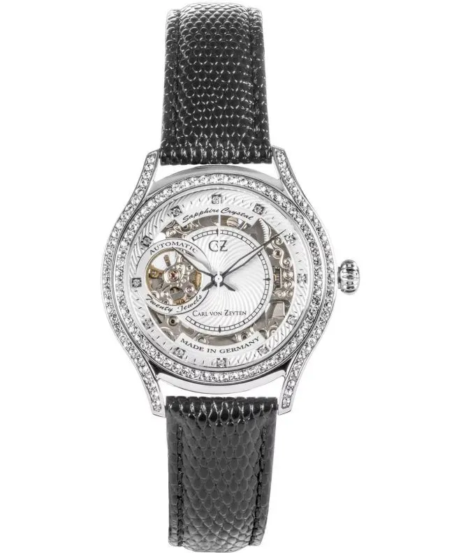 Годинник Жіночий Carl von Zeyten Hornberg Skeleton Automatic CVZ0069WHS