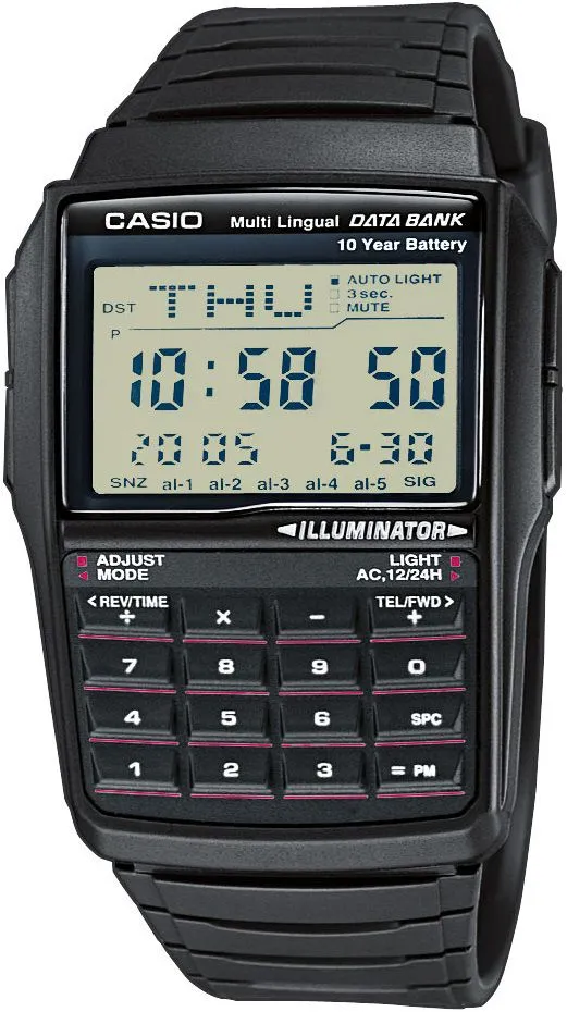 Годинник Чоловічий Casio Vintage Data Bank DBC-32-1AEF (DBC-32-1AES)