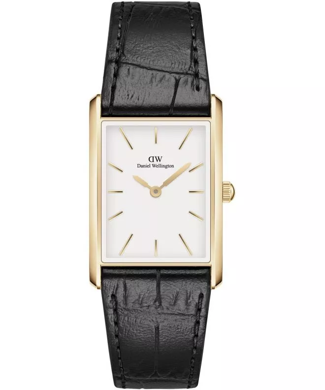 Годинник Жіночий Daniel Wellington Bound Black Crocodile Gold 22 DW00100740