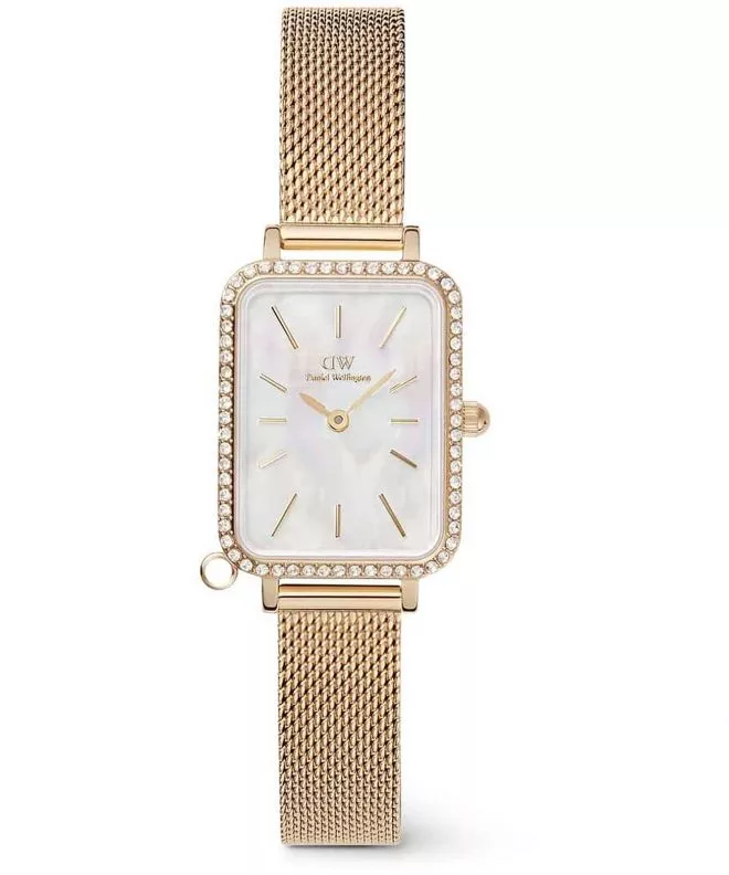 Годинник Жіночий Daniel Wellington Quadro Crystal Zodiac Evergold 20 DW00100749