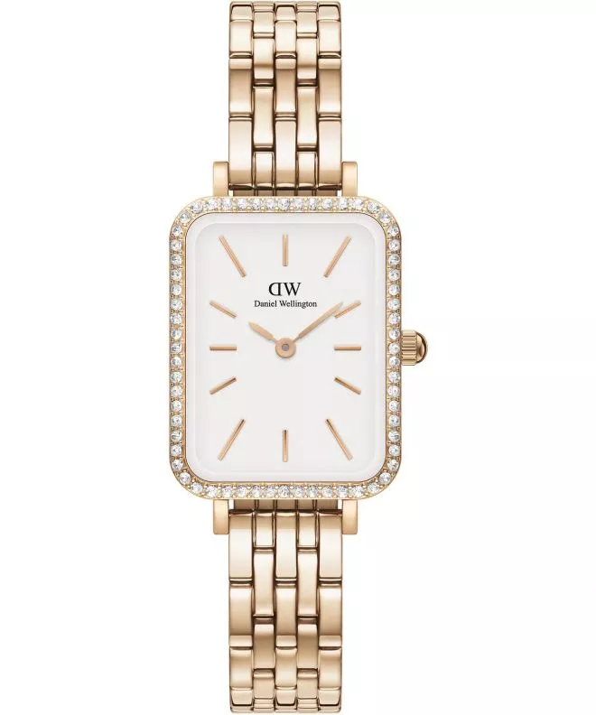 Годинник Жіночий Daniel Wellington Quadro Lumine Bezel 5-Link Melrose 40 DW00100672
