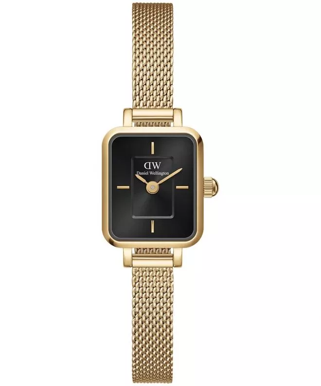 Годинник Жіночий Daniel Wellington Quadro Mini Evergold Onyx 15 DW00100652