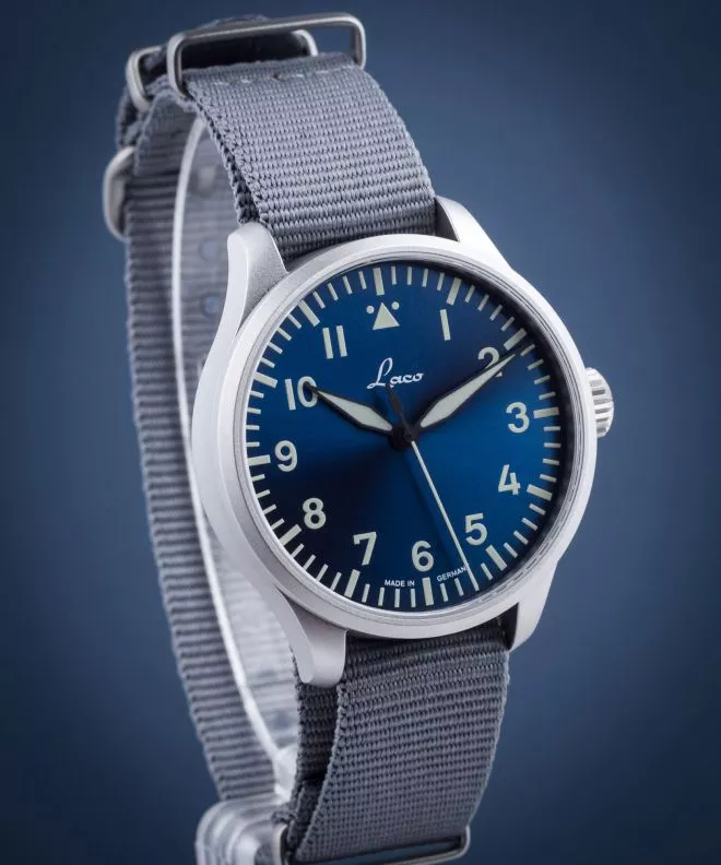 Годинник Чоловічий Laco Augsburg Blaue Stunde 39 Baumuster A LA-862102 (862102)