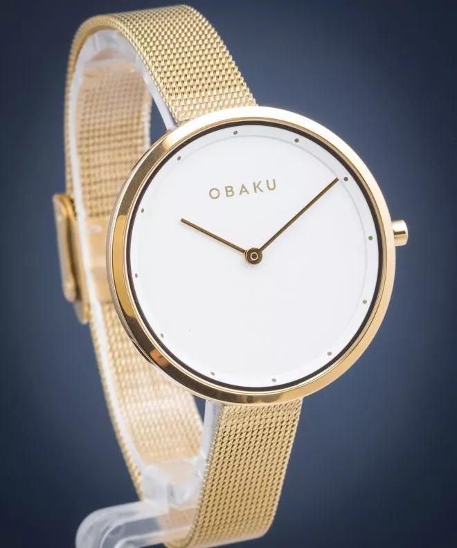 Годинник Жіночий Obaku Dok Gold V227LXGIMG1