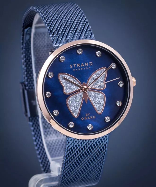 Годинник Жіночий Strand by Obaku Butterfly S700LXVLML-DB