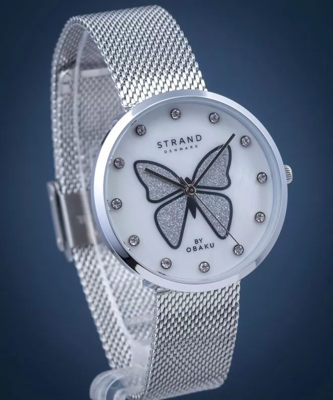 Годинник Жіночий Strand by Obaku Butterfly S700LXCWMC-DB