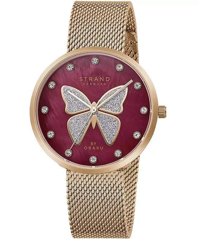 Годинник Жіночий Strand by Obaku Butterfly S700LXVDMV-DB