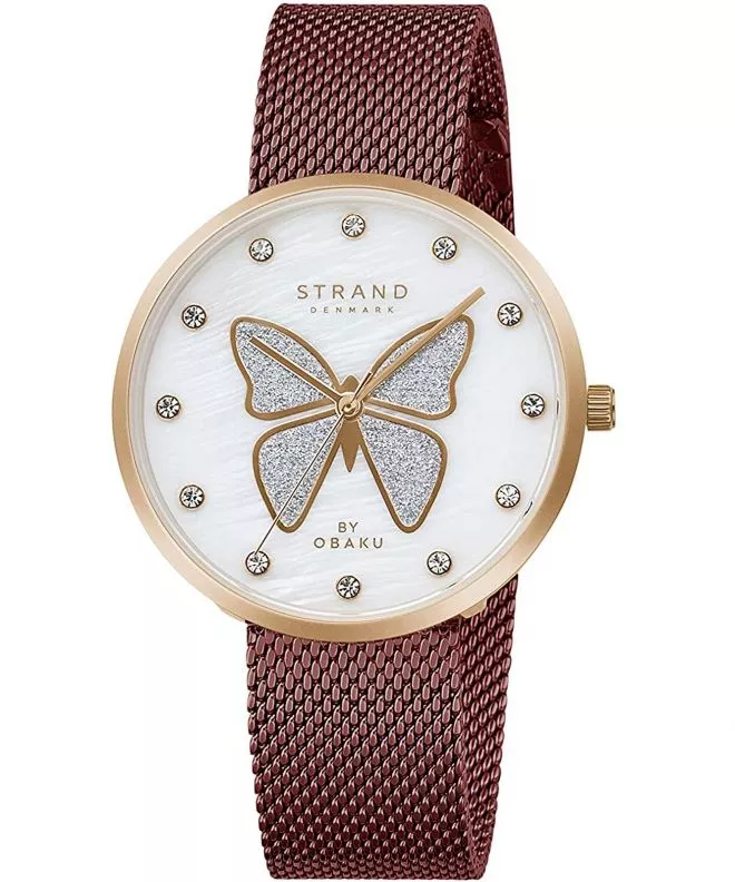 Годинник Жіночий Strand by Obaku Butterfly S700LXVWMD-DB