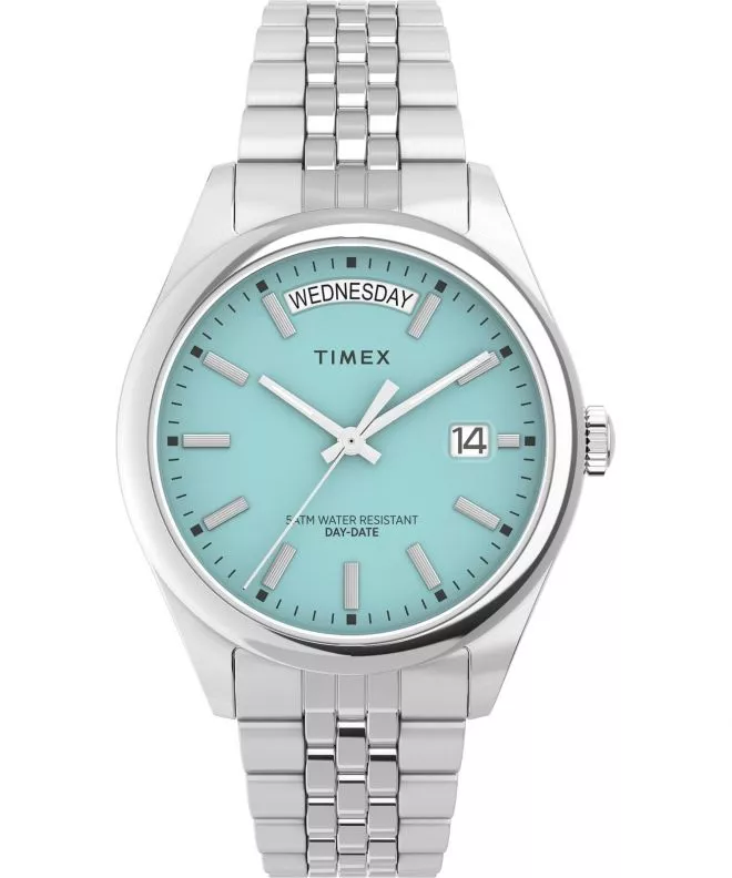 Годинник Жіночий Timex Legacy Day and Date Tiffany Blue TW2V68400