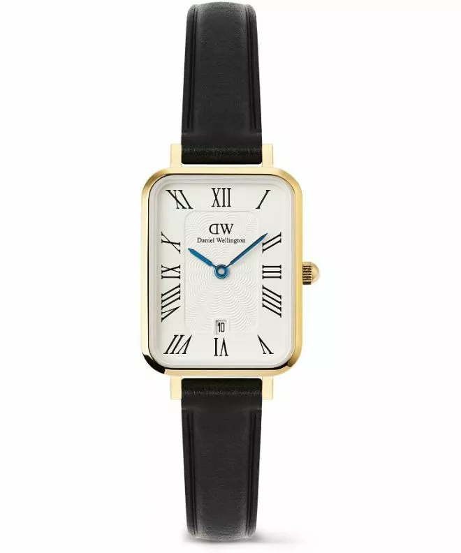 Годинник Жіночий Daniel Wellington Quadro Roman Numerals Date Sheffield Gold DW00100865