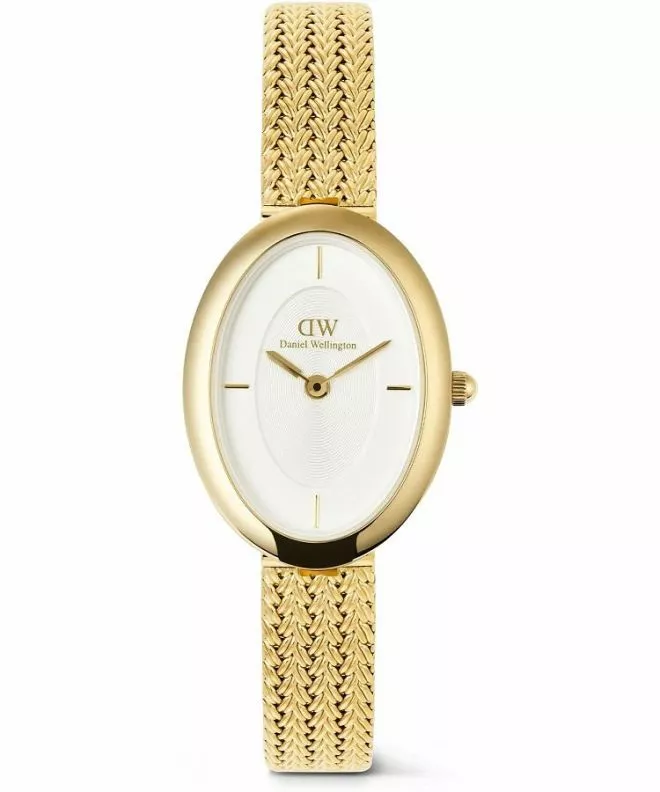Годинник для Жінок і Чоловіків Daniel Wellington Juliette Braided Mesh White Sunray Gold DW00100882