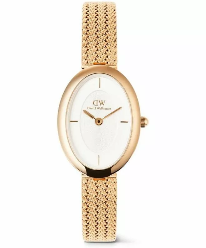 Годинник Жіночий Daniel Wellington Juliette Braided Mesh White Sunray Rose Gold DW00100883
