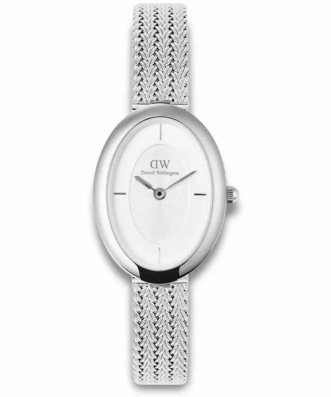 Годинник Жіночий Daniel Wellington Juliette Braided Mesh White Sunray Silver DW00100884