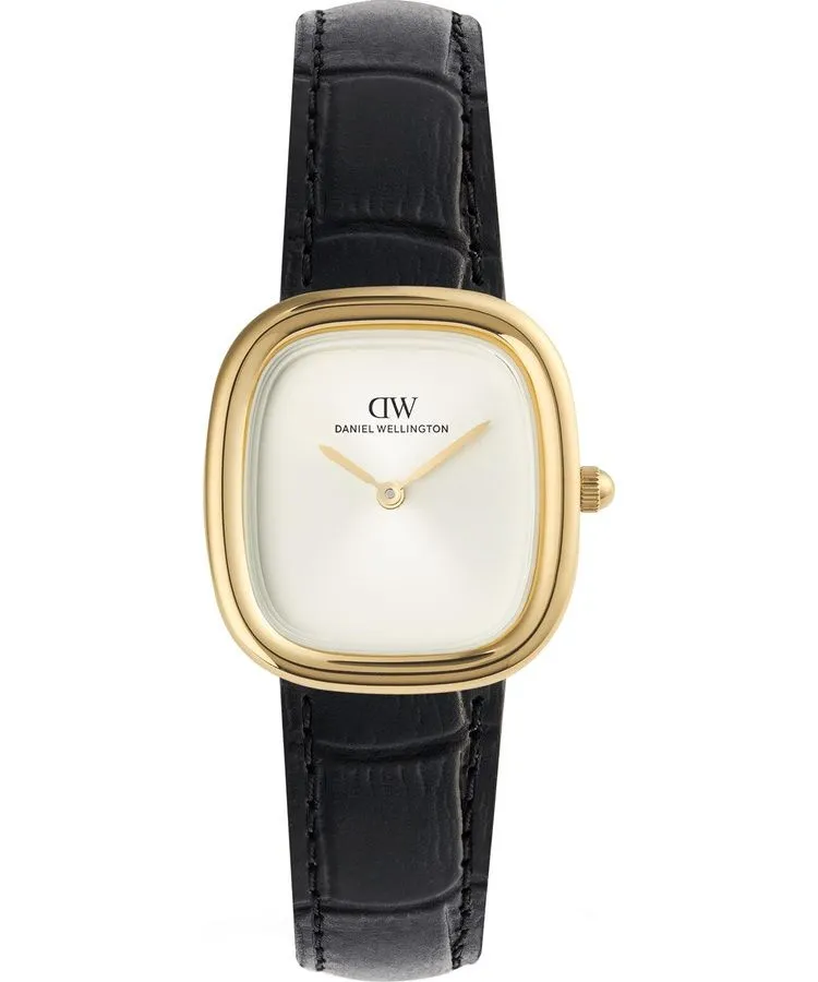 Годинник Жіночий Daniel Wellington Margot Black Croc Gold 24mm DW00100969