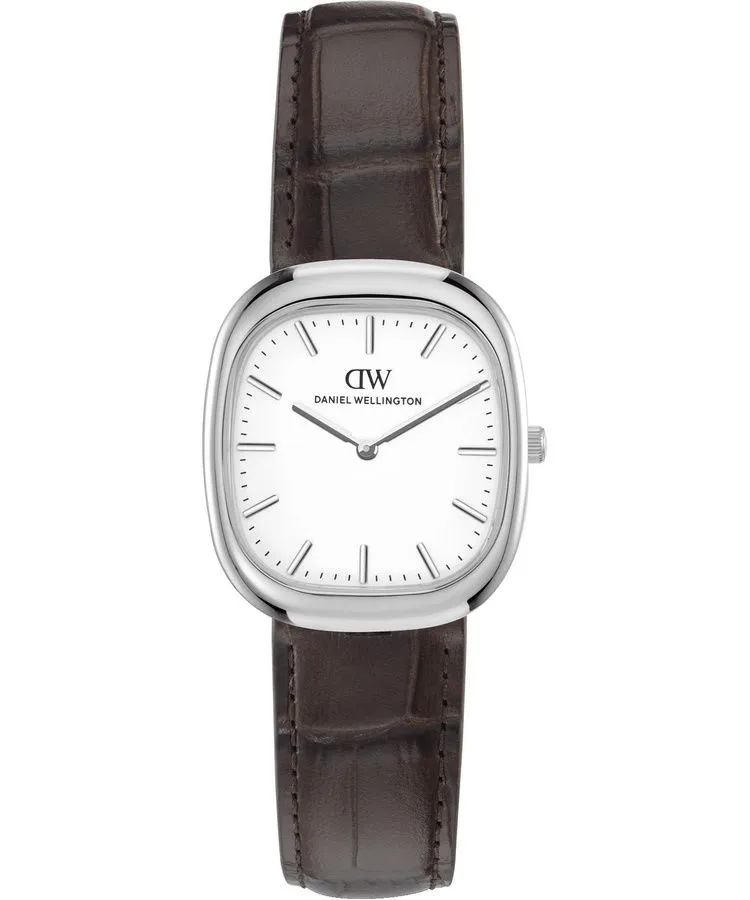 Годинник Жіночий Daniel Wellington Cort Brown Leather Silver 30mm DW00100988