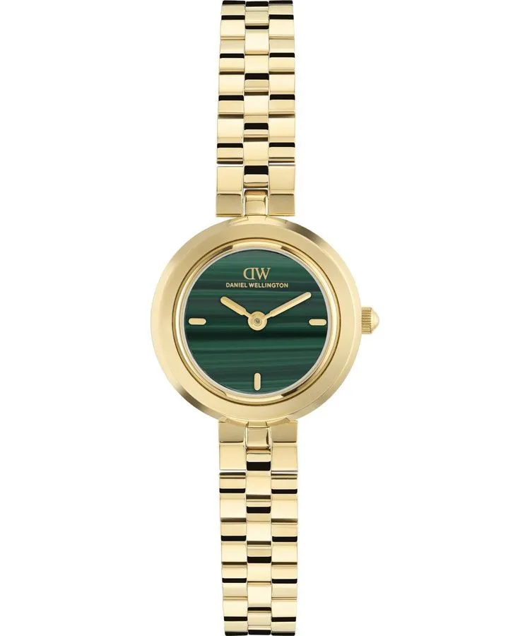 Годинник Жіночий Daniel Wellington Aurea 3-Link Malachite Gold DW00101004