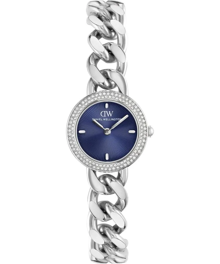 Годинник Жіночий Daniel Wellington Ellips Blue Crystal Silver 26mm DW00101006