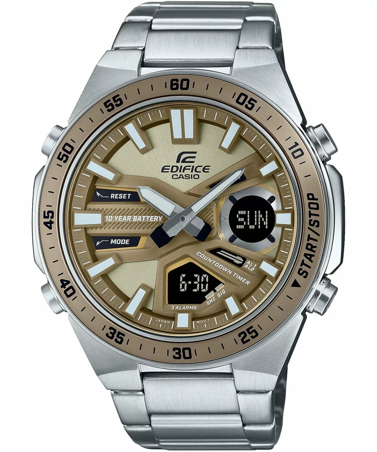 Годинник Чоловічий Edifice Analog-Digital Chronograph EFV-C110D-5AVEF