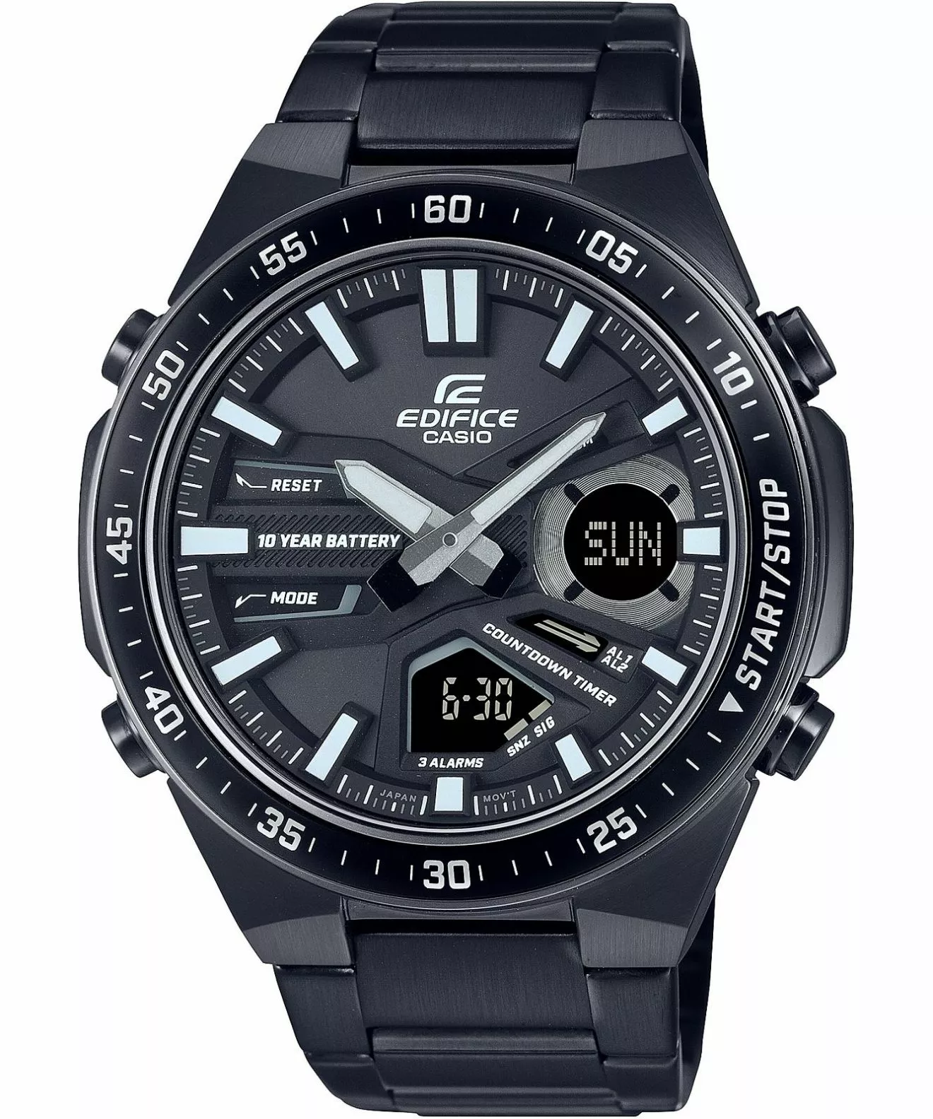 Годинник Чоловічий Edifice Analog-Digital Chronograph EFV-C110DC-1AVEF