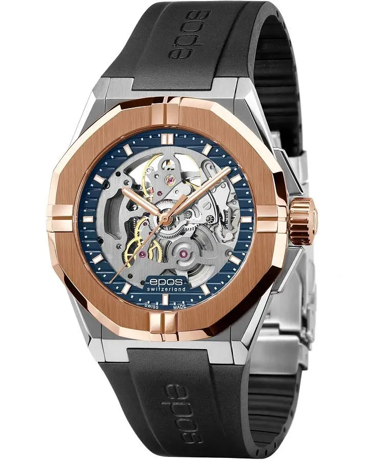 Годинник Чоловічий Epos Sport Skeleton Automatic 3506.139.34.16.55