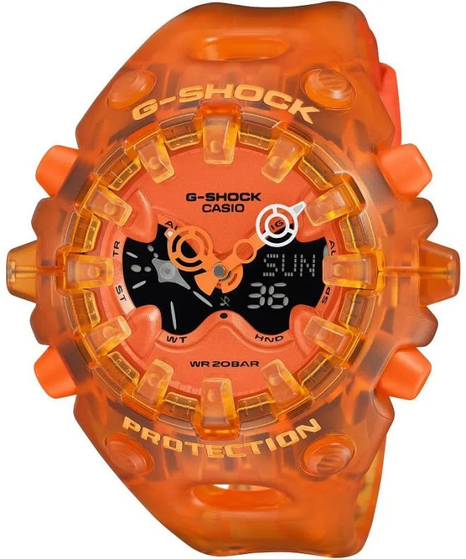Годинник для Жінок і Чоловіків G-SHOCK GA-V01 Series Big Case Transparent GA-V01SKE-4AER