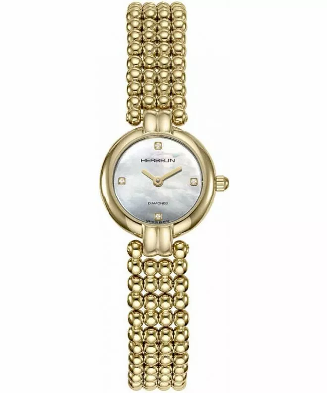 Годинник Жіночий Herbelin Perles Mini Diamond 17433BP1N89