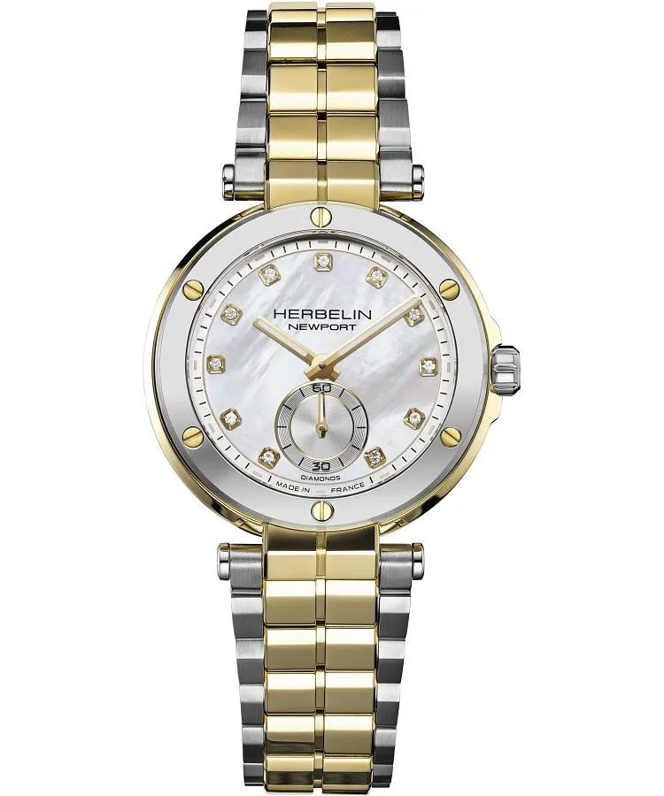 Годинник Жіночий Herbelin Newport Diamond 18289BT1N89