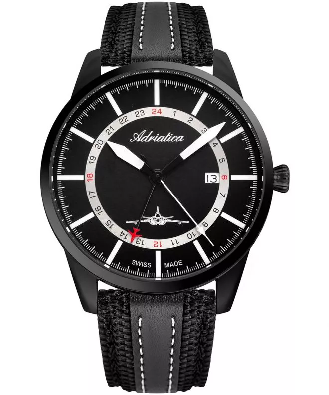 Годинник Чоловічий Adriatica Aviator A8186.B214Q