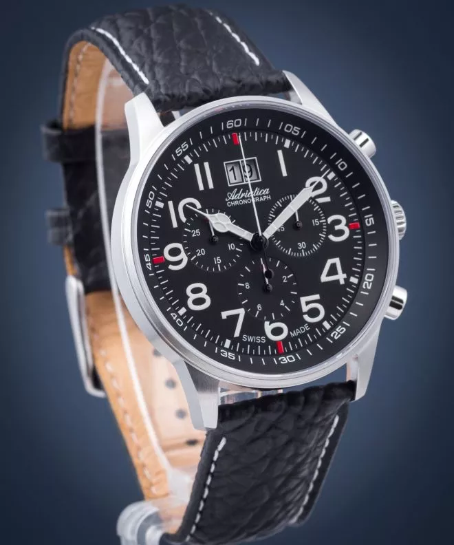 Годинник Чоловічий Adriatica Aviator Chrono A1076.5224CH