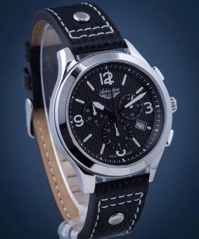 Годинник Чоловічий Adriatica Aviator Chronograph A8313.5254CH