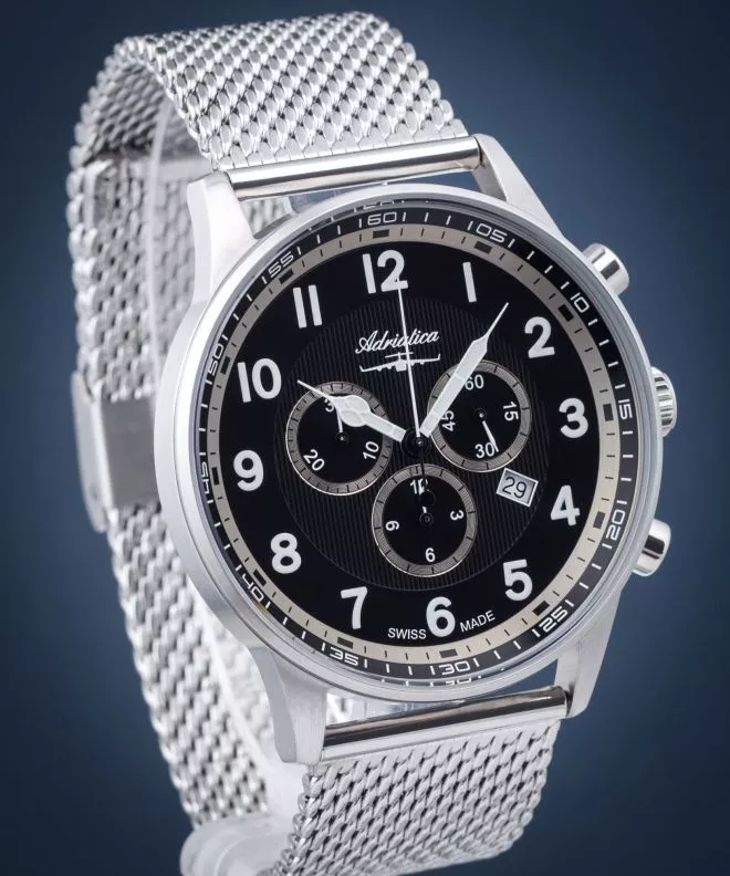 Годинник Чоловічий Adriatica Chronograph A1076.5124CHXLG