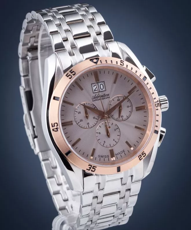 Годинник Чоловічий Adriatica Chronograph A8202.R117CH