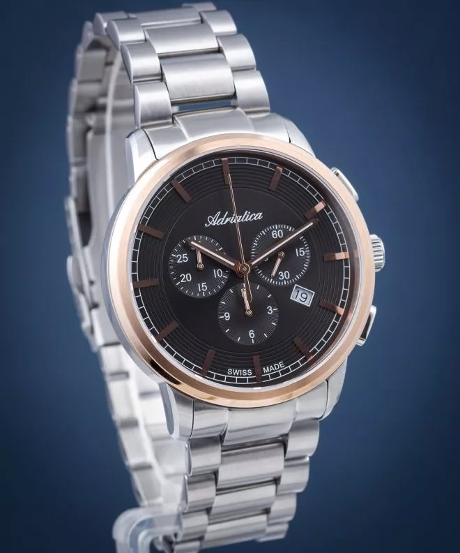 Годинник Чоловічий Adriatica Chronograph A8307.R1R6CH