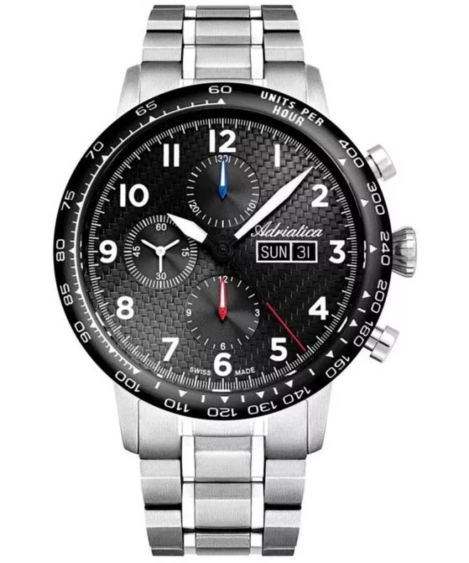 Годинник Чоловічий Adriatica Classic Automatic Chronograf A8383.4124ACH