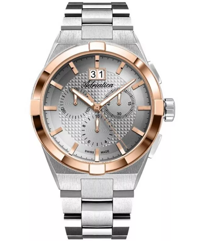 Годинник Чоловічий Adriatica Classic Chronograph A8336.R117CH