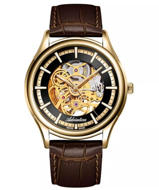 Годинник Чоловічий Adriatica Classic Skeleton Automatic A2804.1214AS1
