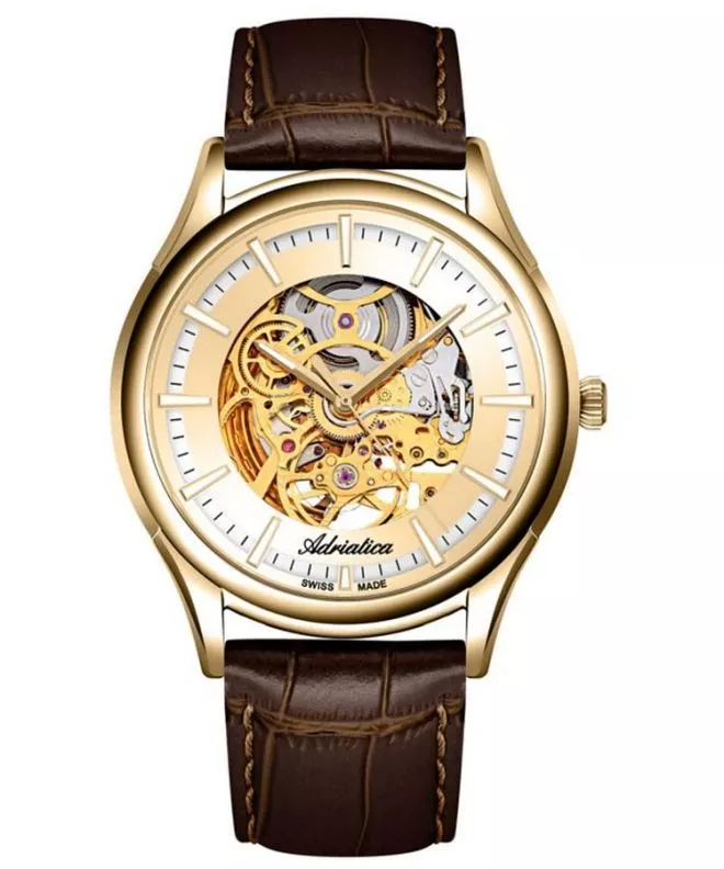 Годинник Чоловічий Adriatica Classic Skeleton Automatic A2804.1B11AS
