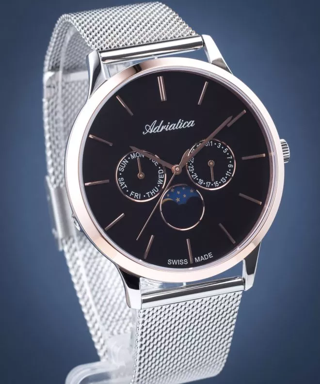Годинник Чоловічий Adriatica Moon Phase A1274.R114QF
