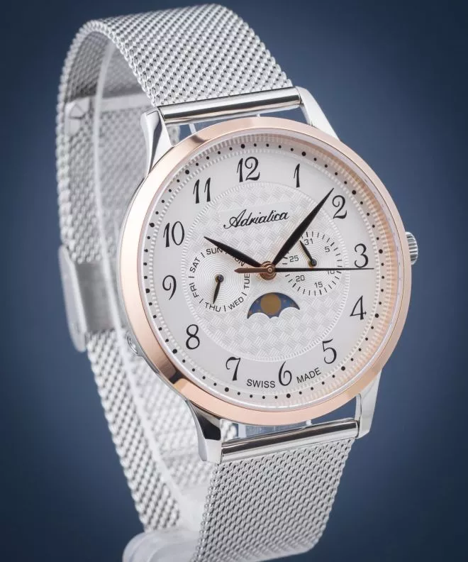 Годинник Чоловічий Adriatica Moonphase A1274.R123QF