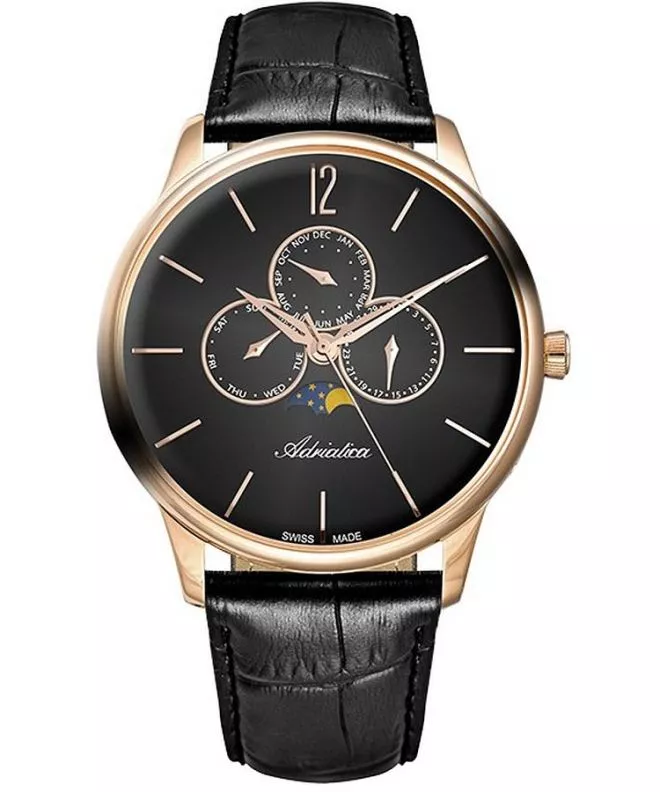 Годинник Чоловічий Adriatica Moonphase A8269.9256QF