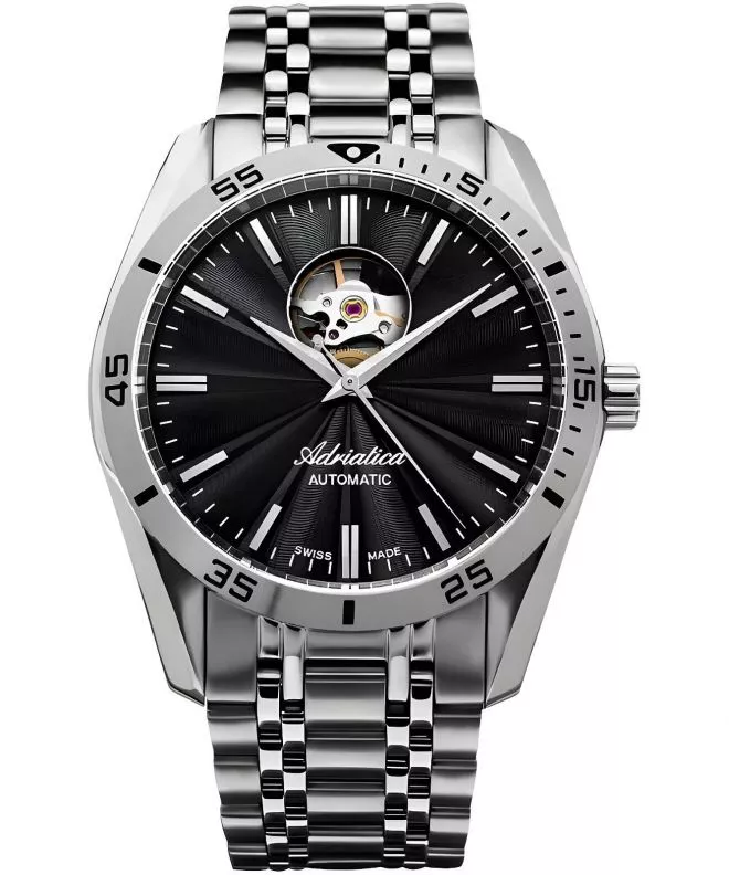 Годинник Чоловічий Adriatica Open Heart Automatic A8202.5114AO