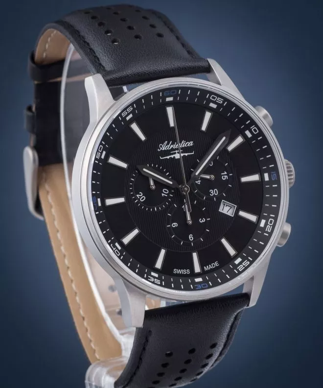 Годинник Чоловічий Adriatica Titanium Chronograph A8281.4214CH1