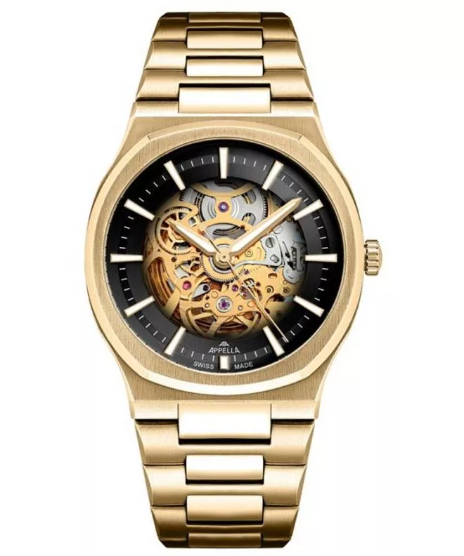 Годинник Чоловічий Appella Classic Skeleton Automatic L12006.1114AS
