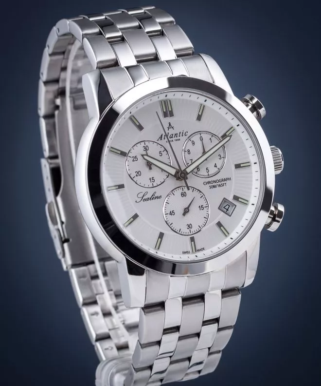 Годинник Чоловічий Atlantic Sealine Chronograph 62455.41.21